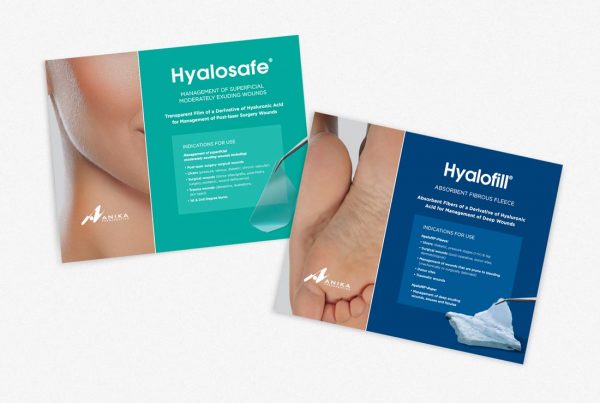Anika Hyalosafe + Hyalofill Handouts, Front-side shown